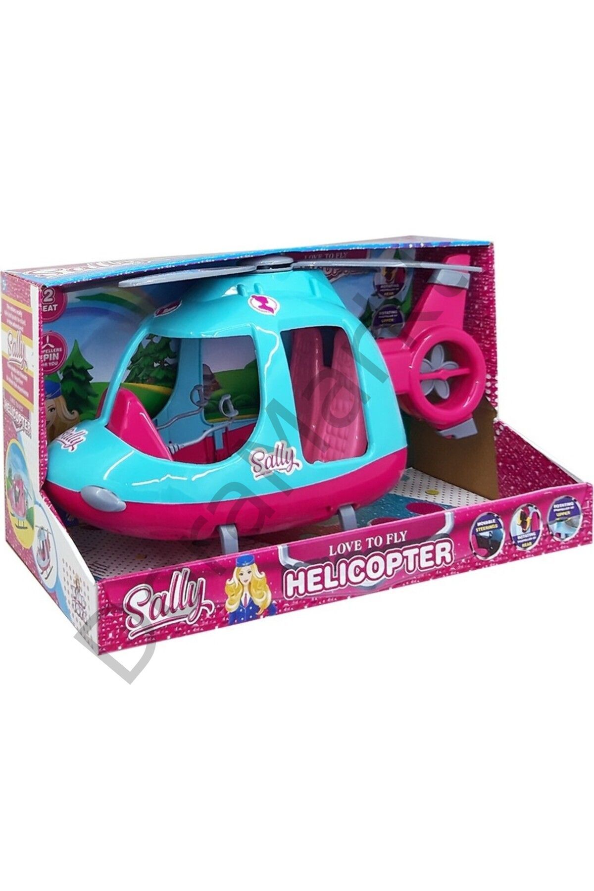 Pembe Renkli Helikopter